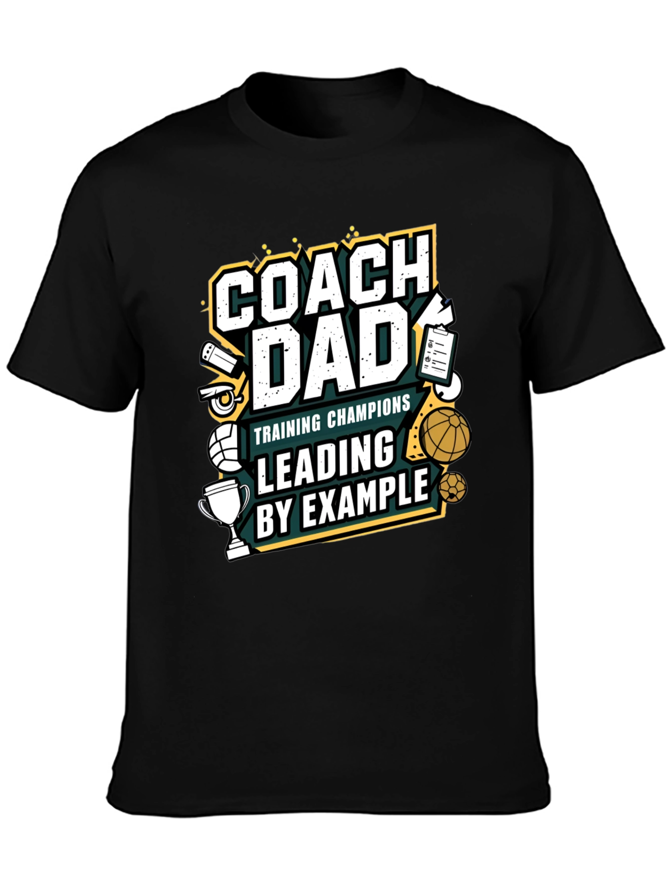 Coach Dad T-Shirt - Training Champions by Example