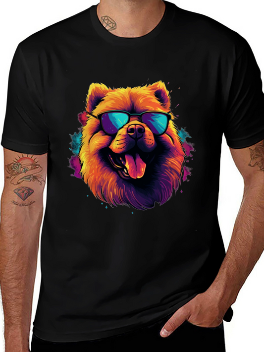 Cool Dog Graphic Tee - Funky Style