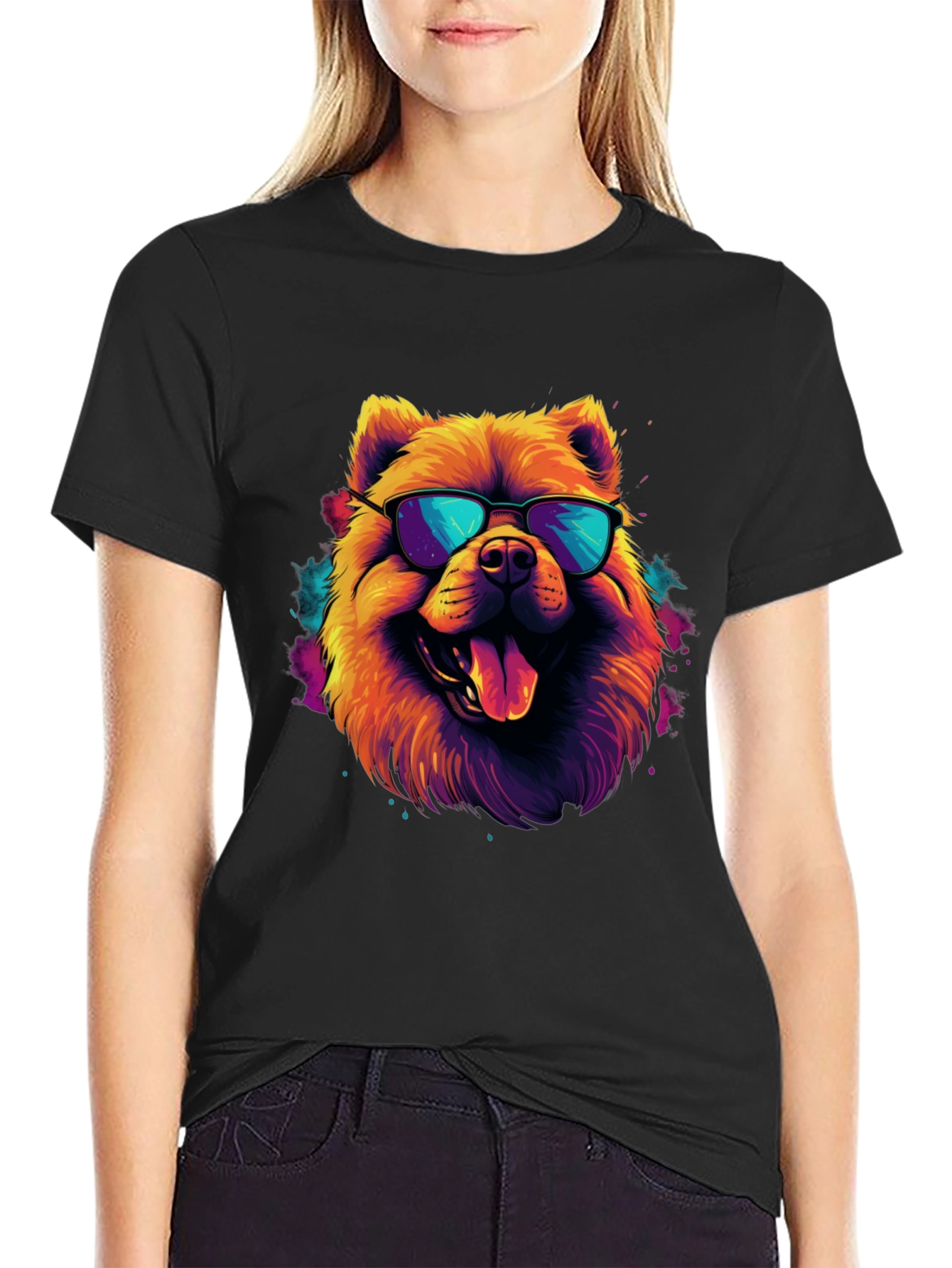 Cool Dog Graphic Tee - Funky Style
