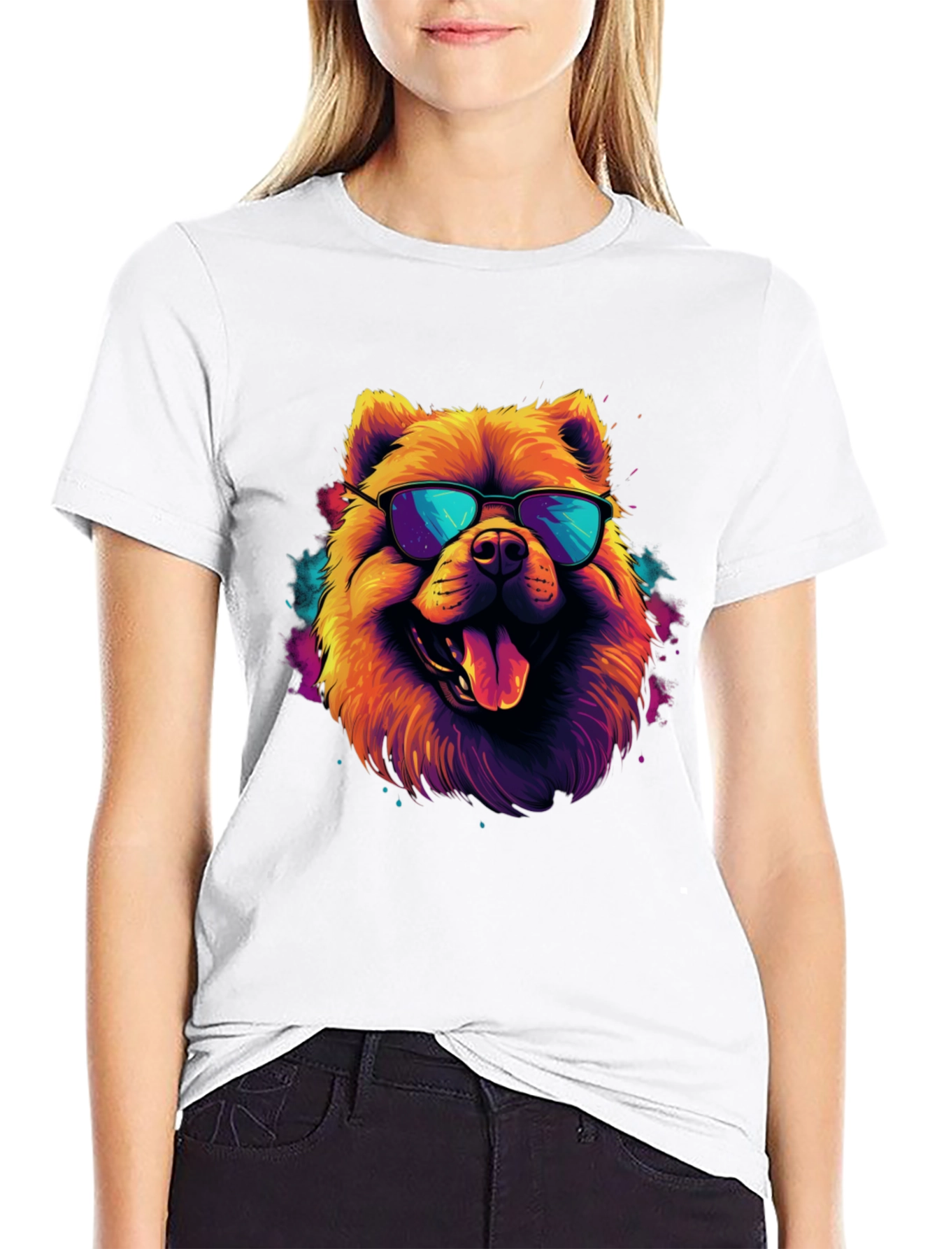 Cool Dog Graphic Tee - Funky Style