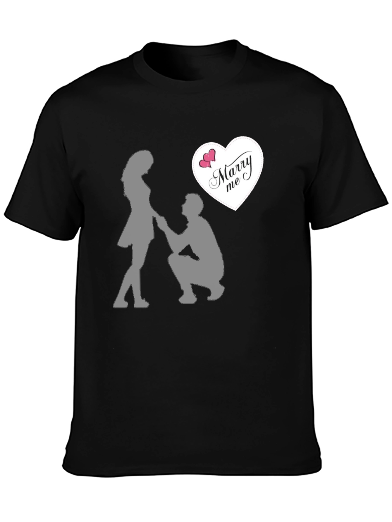 Marry Me Proposal Graphic Tee - Romantic Gift