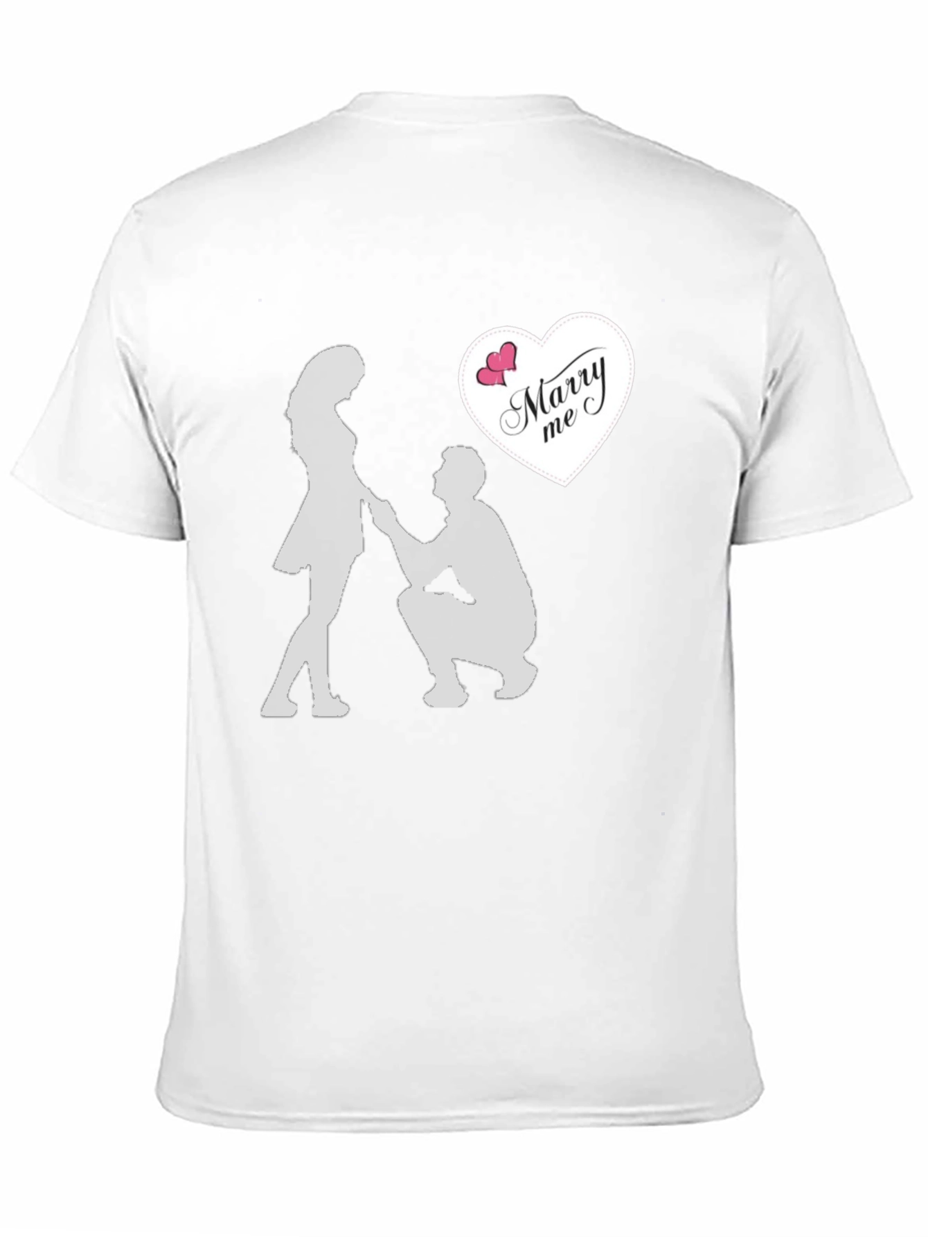 Marry Me Proposal Graphic Tee - Romantic Gift