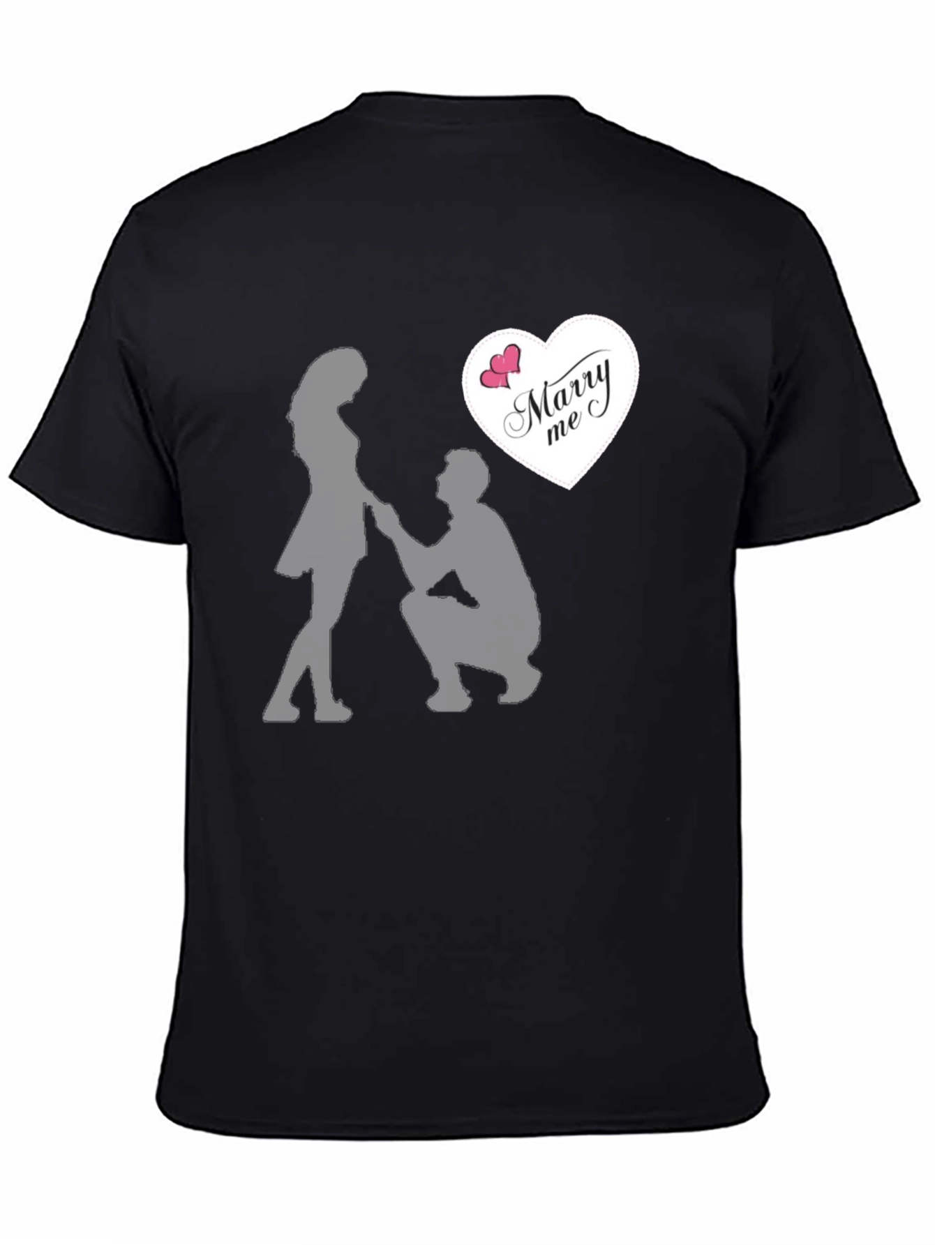 Marry Me Proposal Graphic Tee - Romantic Gift