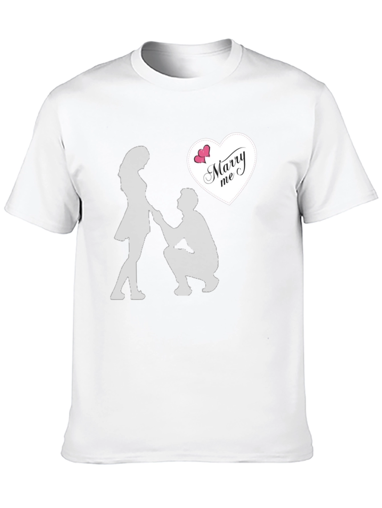 Marry Me Proposal Graphic Tee - Romantic Gift