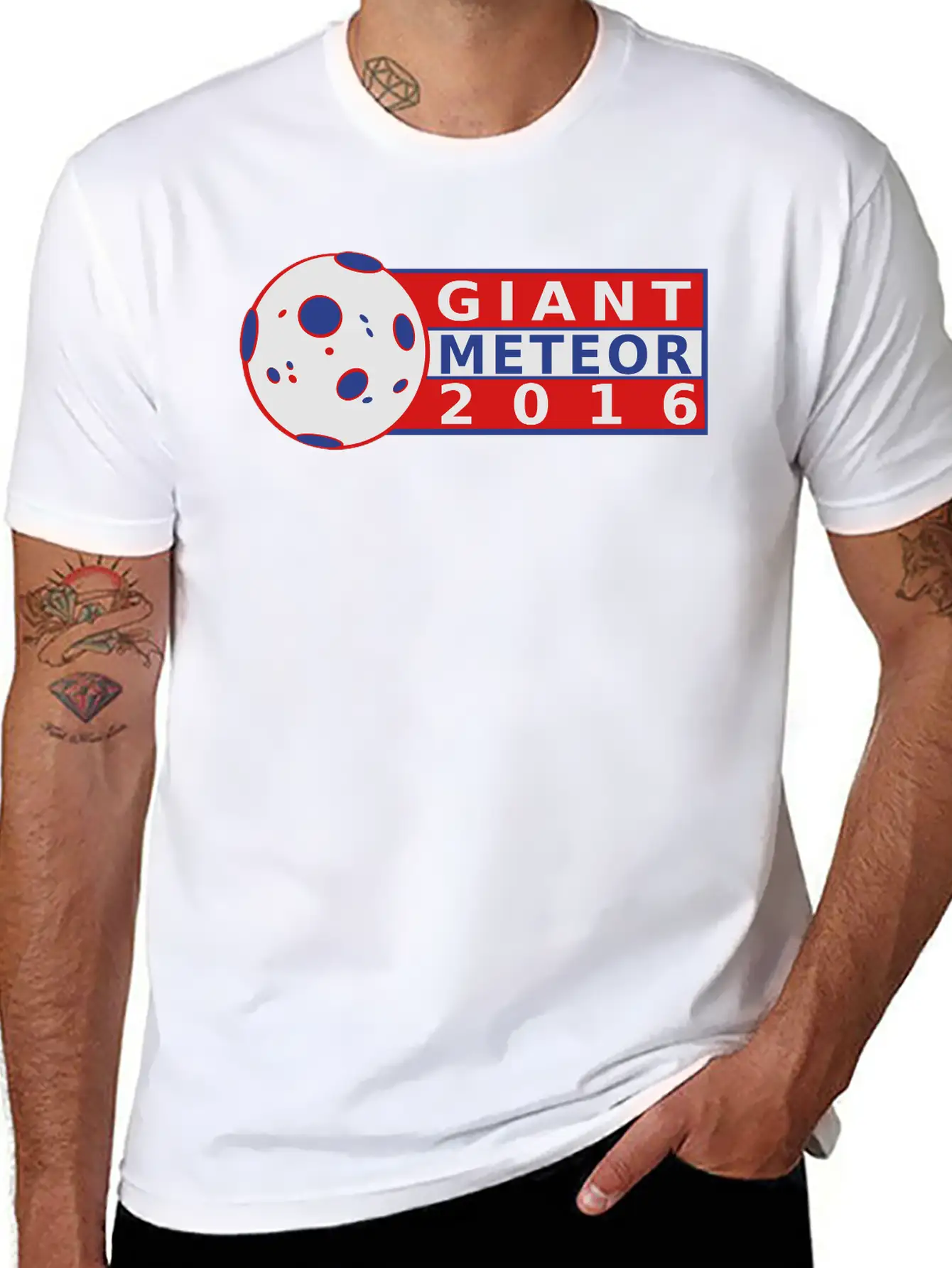 Giant Meteor 2016 Unisex Casual T-Shirt – Clean Design For Daily Comfort