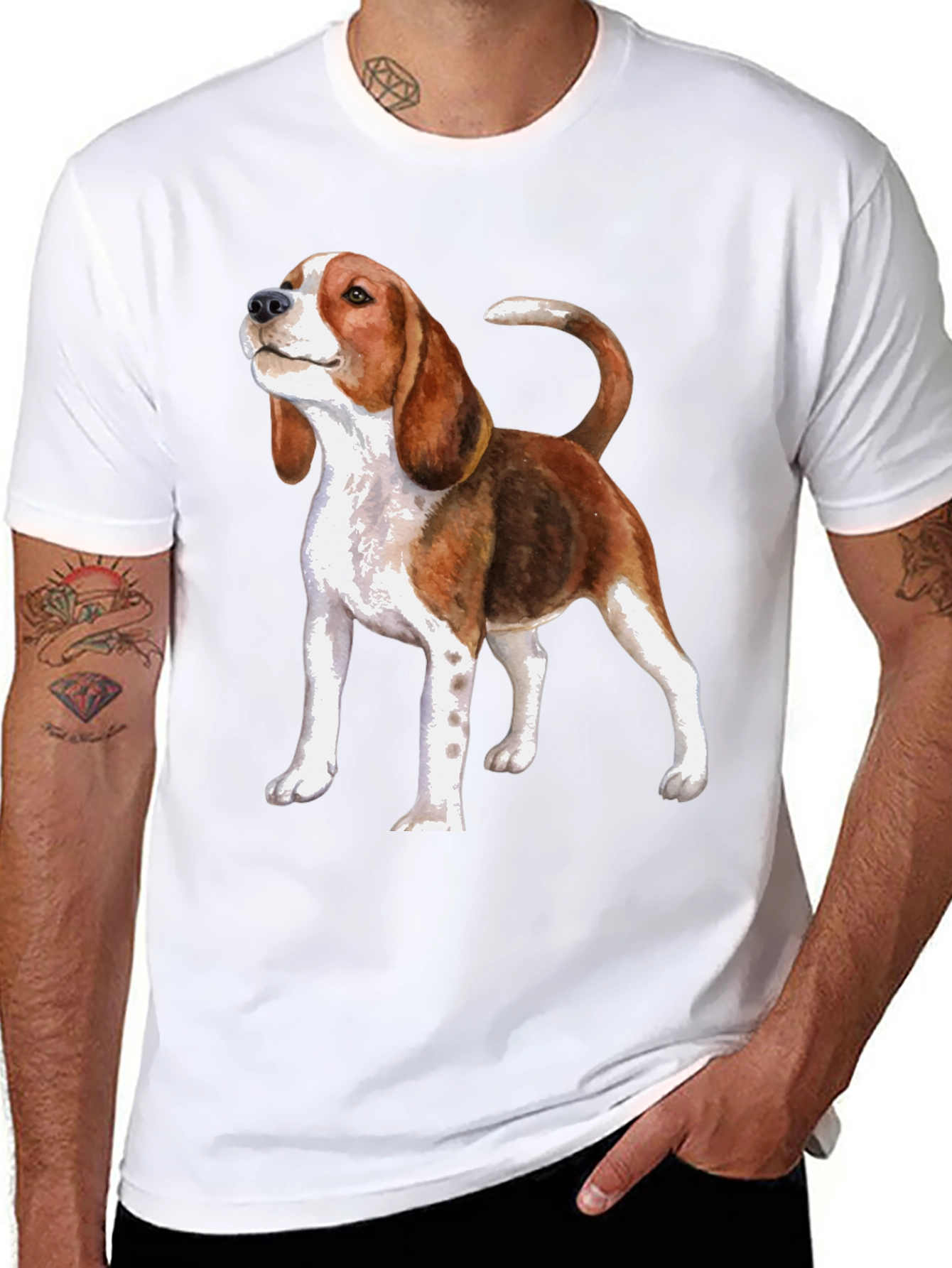 Beagle Dog Graphic T-Shirt