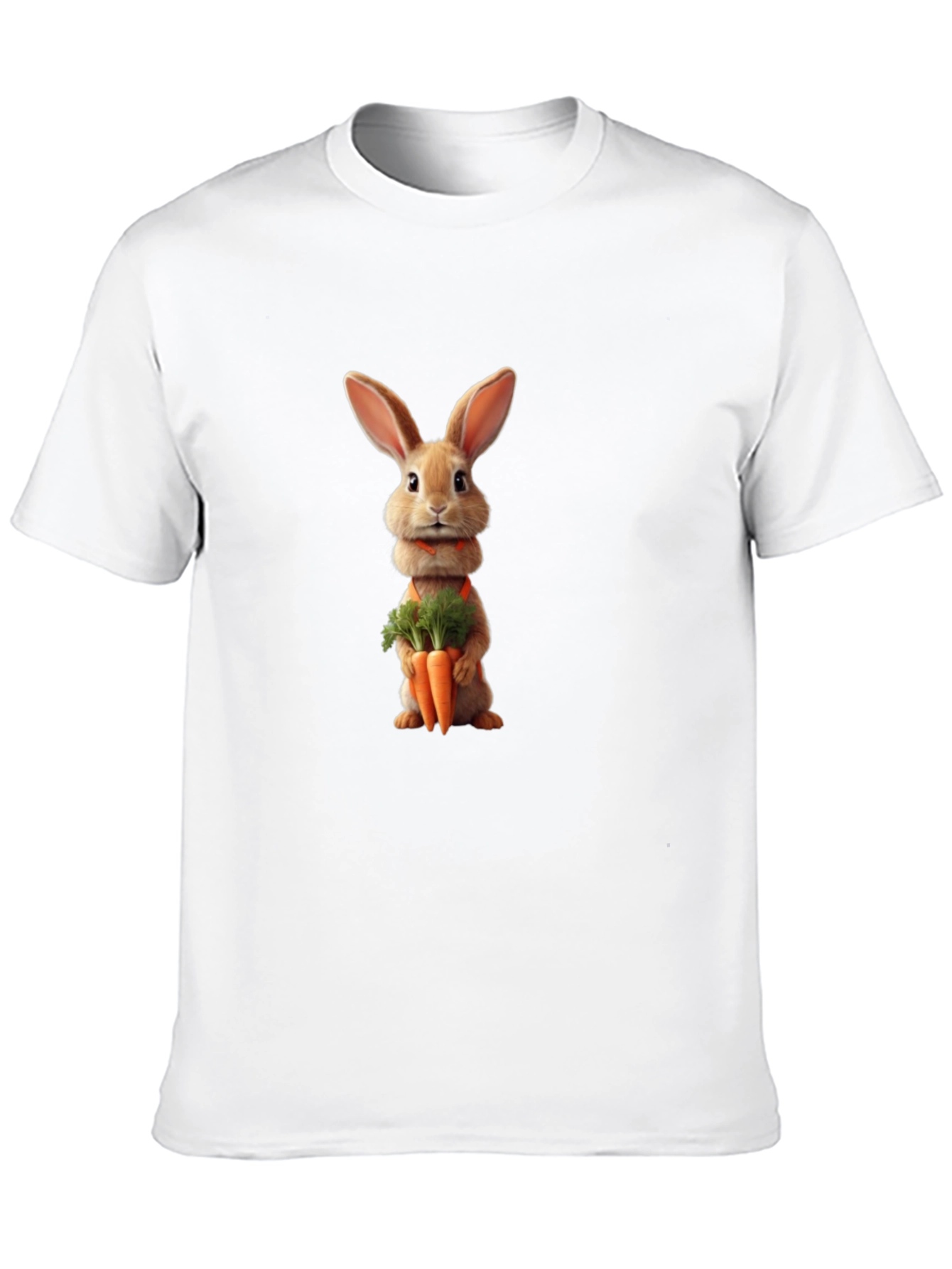 Bunny Carrot T-Shirt - Soft Cotton Tee