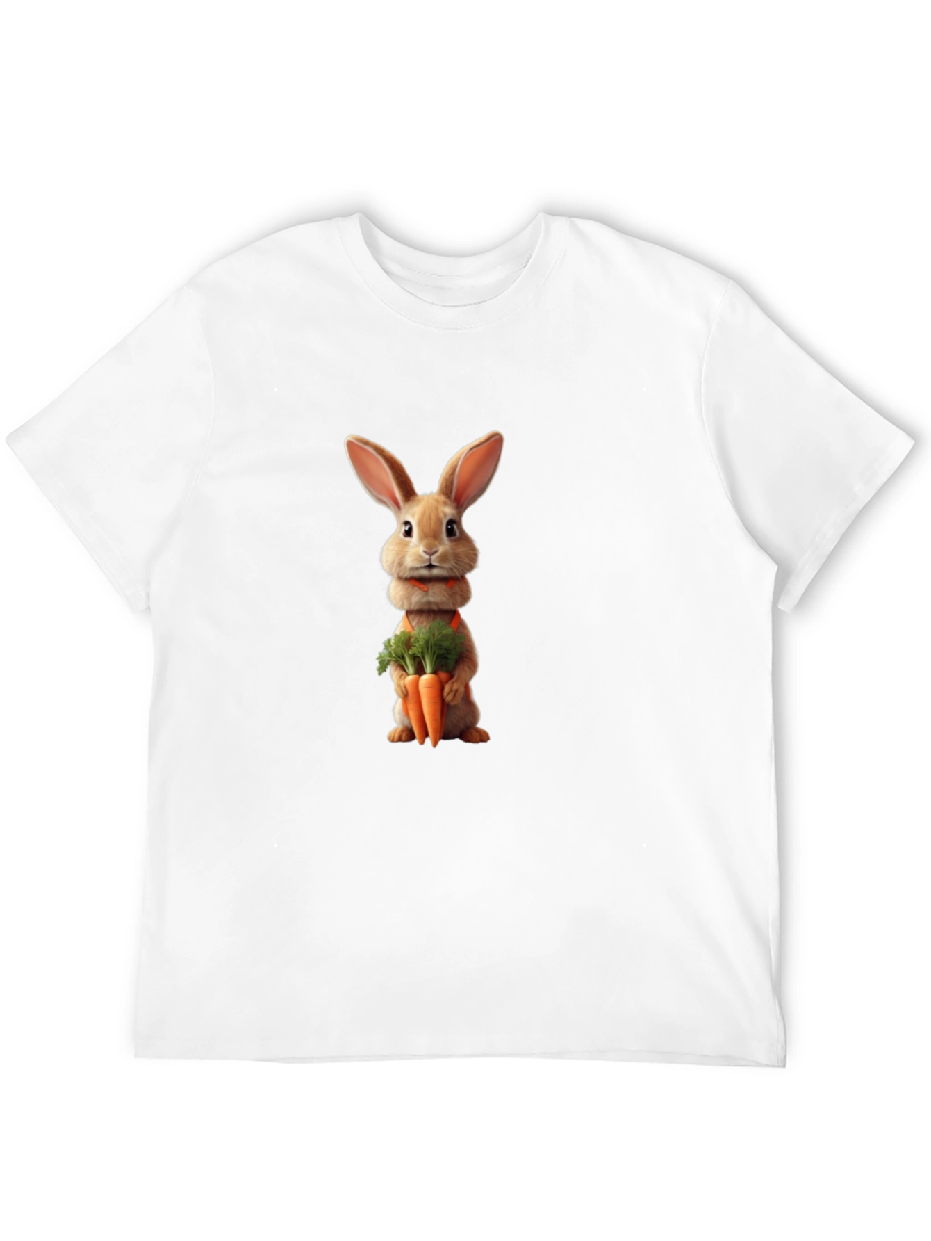 Bunny Carrot T-Shirt - Soft Cotton Tee