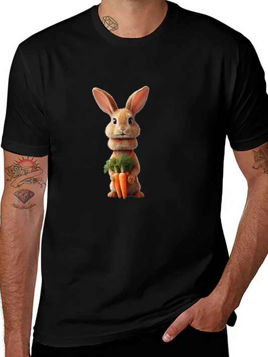 Bunny Carrot T-Shirt - Soft Cotton Tee