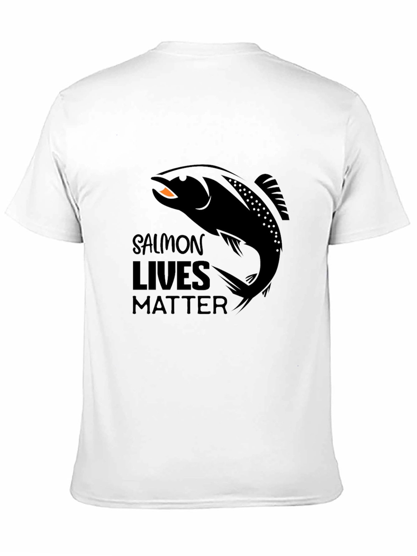 Salmon Lives Matter T-Shirt - Black Graphic Tee