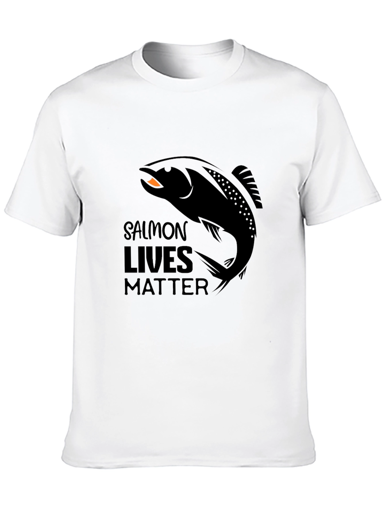Salmon Lives Matter T-Shirt - Black Graphic Tee