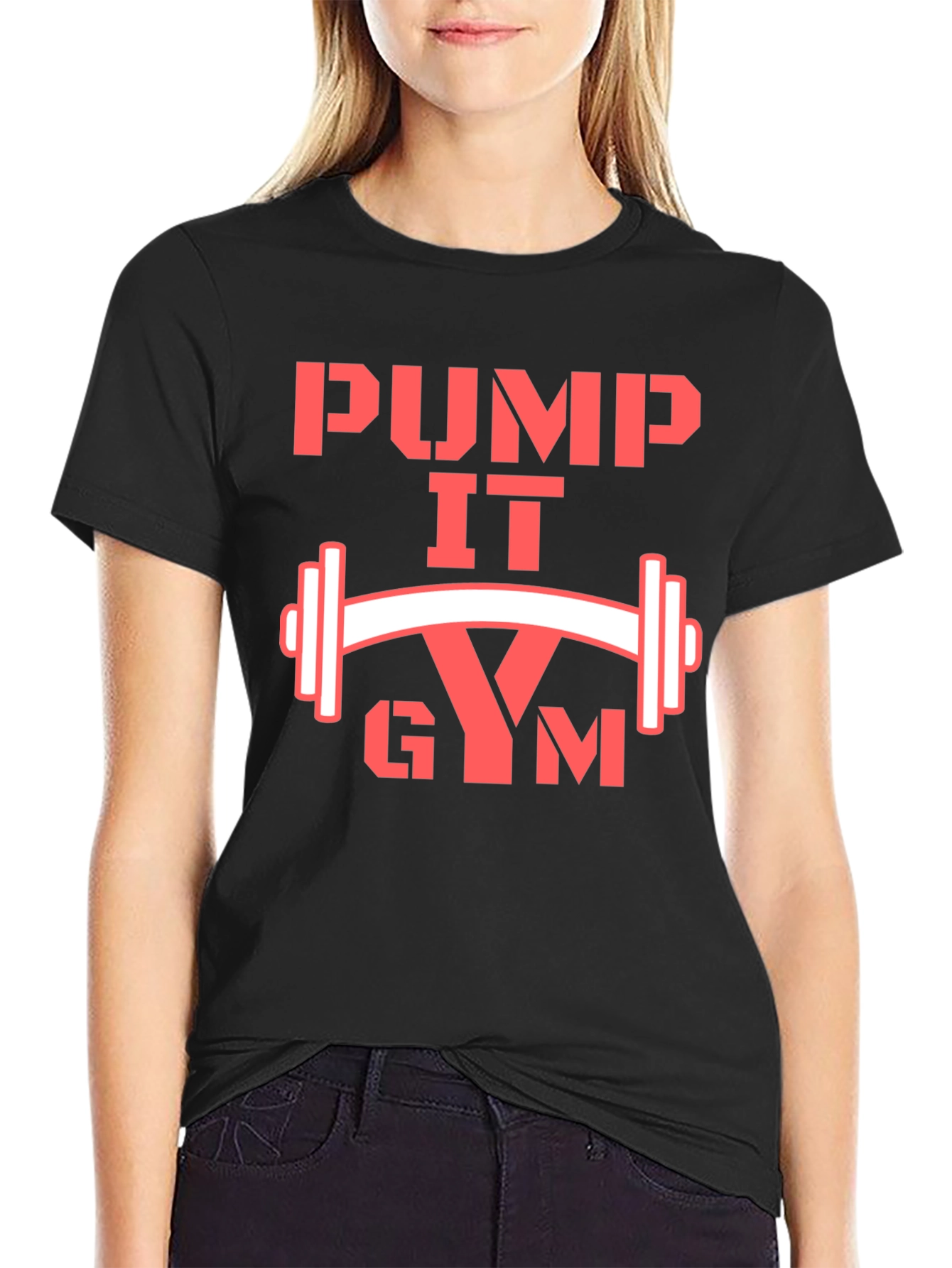 Pump It Gym T-Shirt - Black