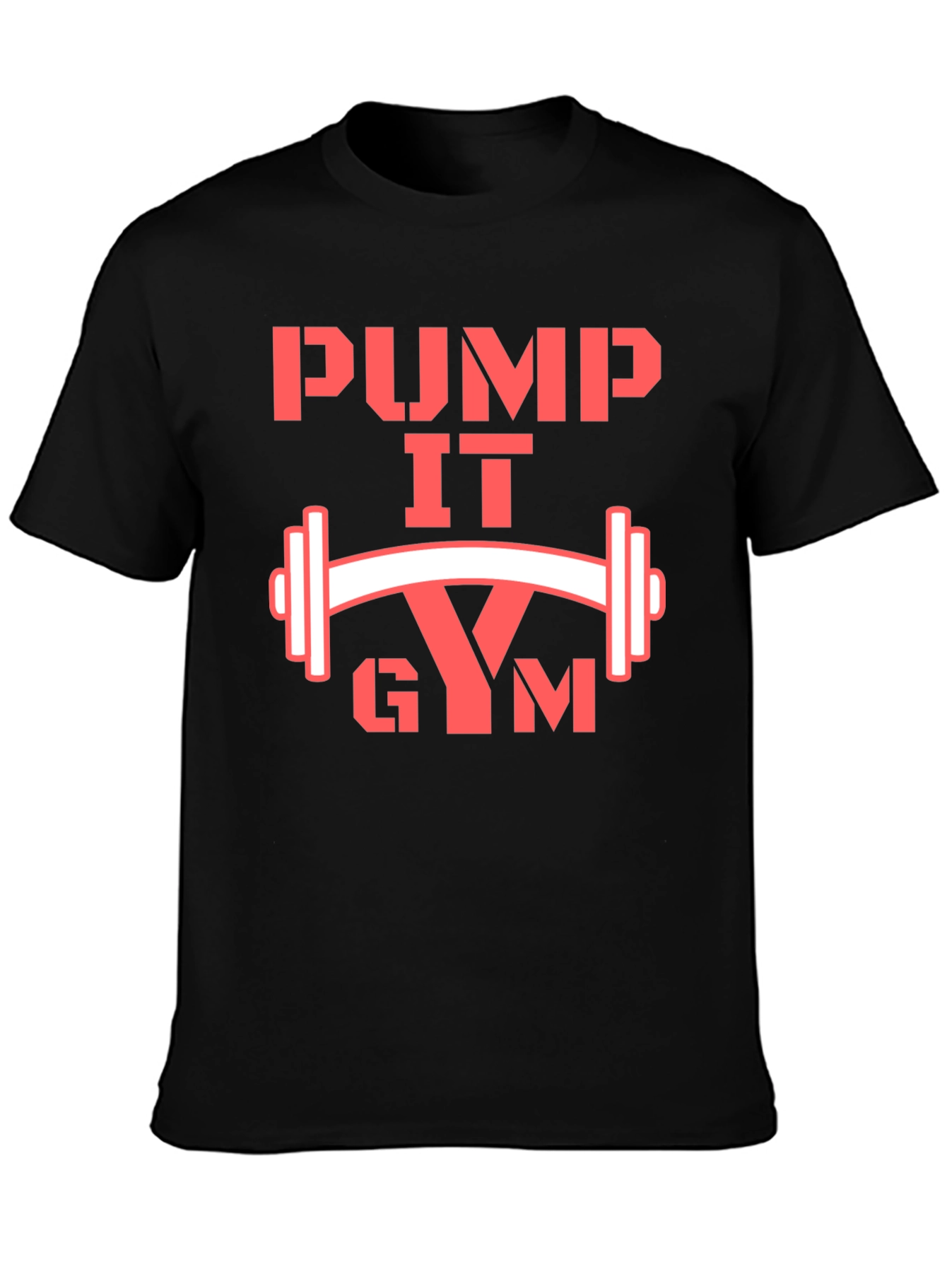 Pump It Gym T-Shirt - Black