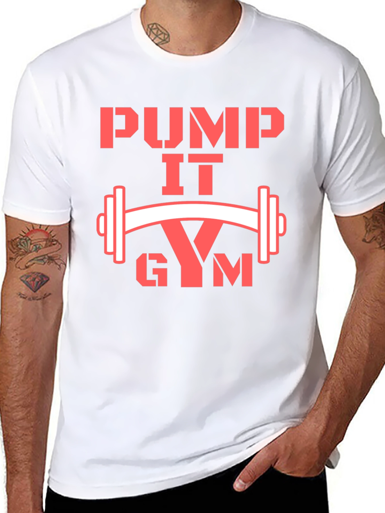 Pump It Gym T-Shirt - Black