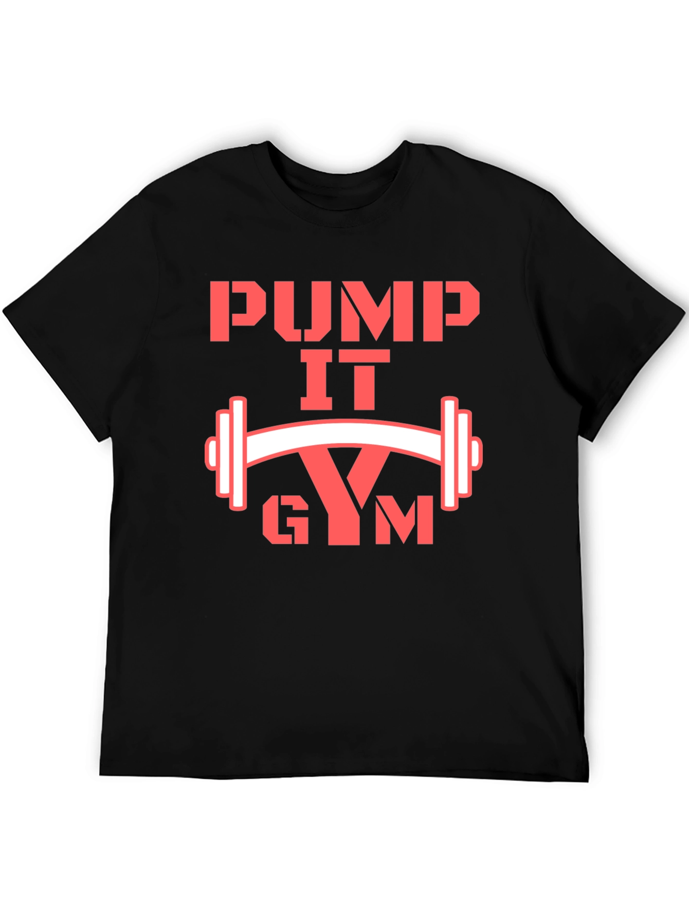 Pump It Gym T-Shirt - Black