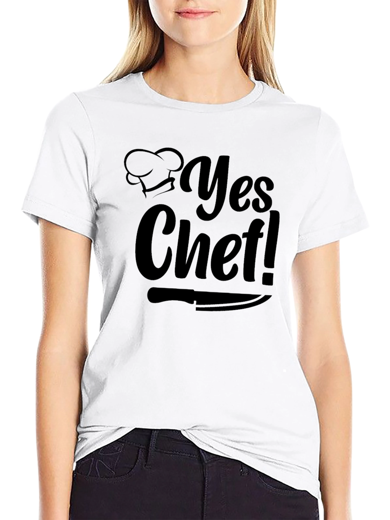 Yes Chef! Graphic T-Shirt - Culinary Enthusiast Apparel