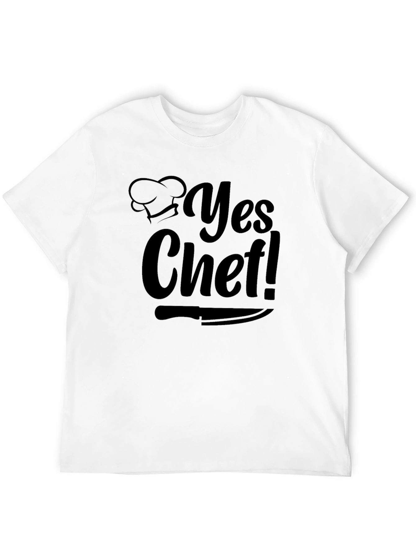 Yes Chef! Graphic T-Shirt - Culinary Enthusiast Apparel