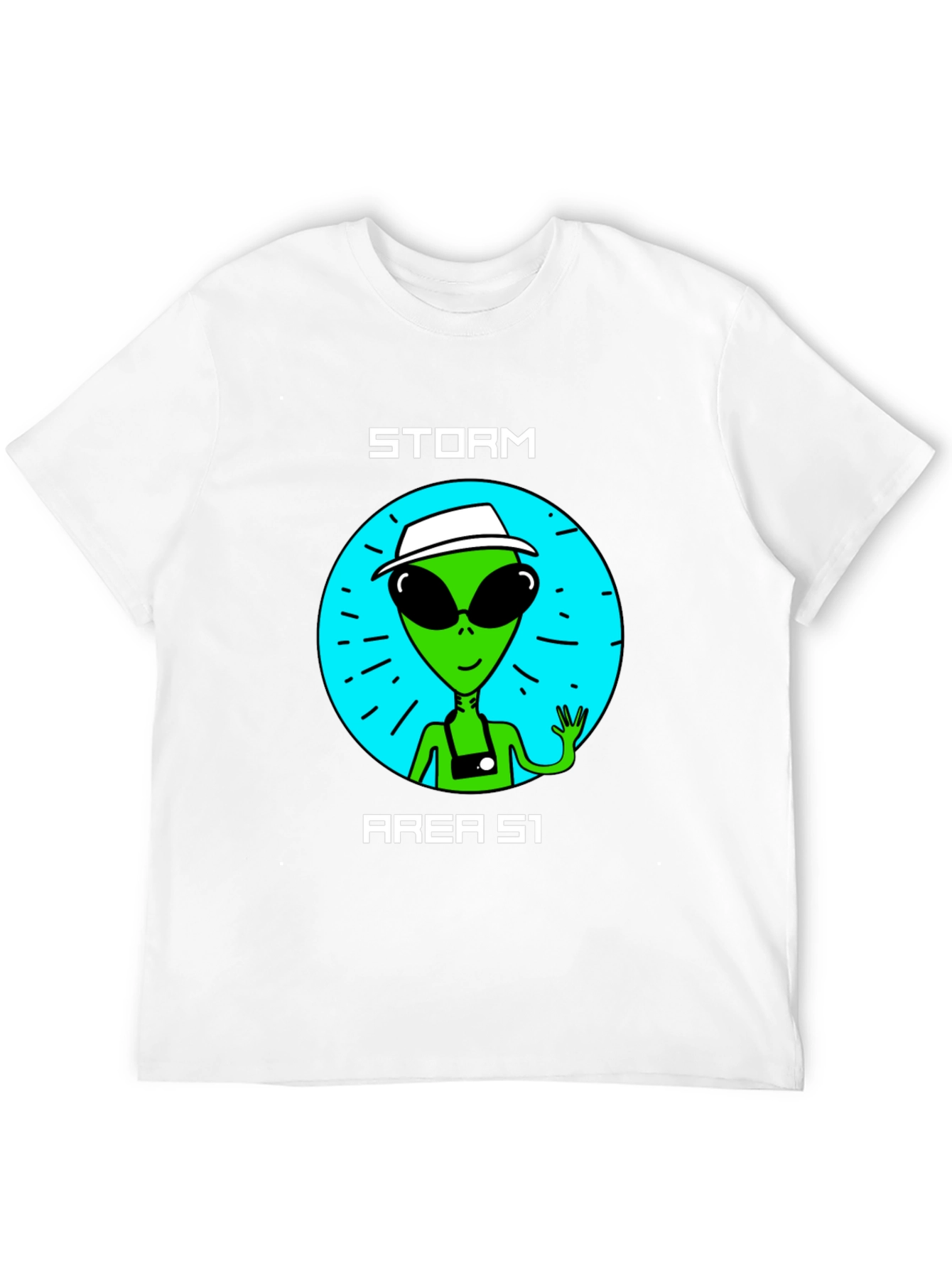 Storm Area 51 Alien Graphic Tee - Black