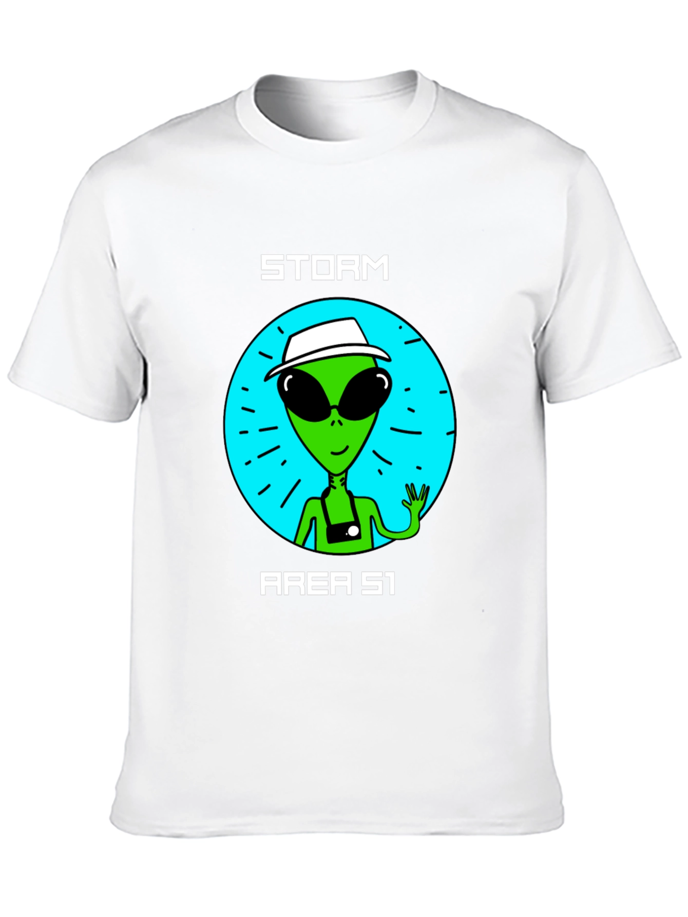 Storm Area 51 Alien Graphic Tee - Black