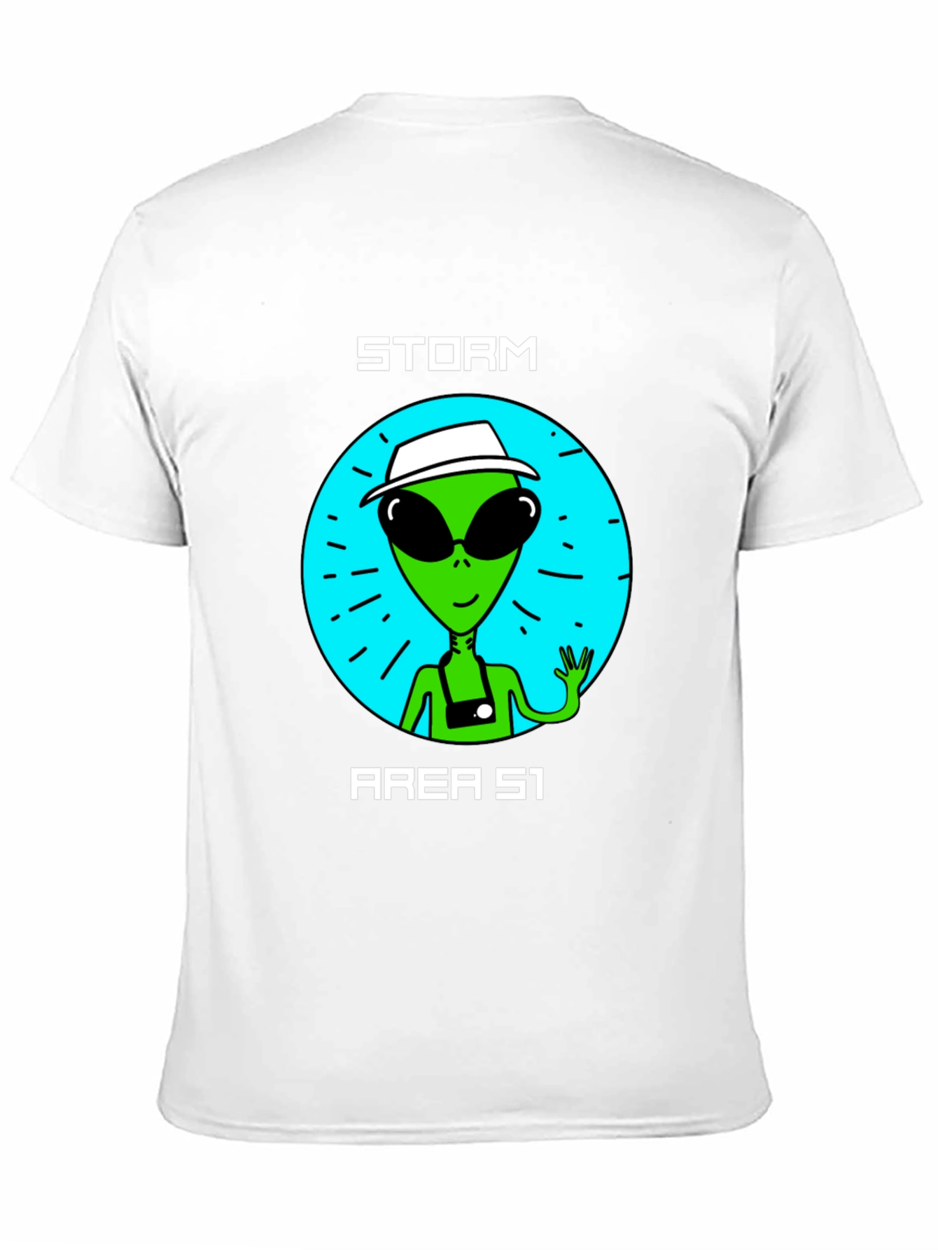 Storm Area 51 Alien Graphic Tee - Black