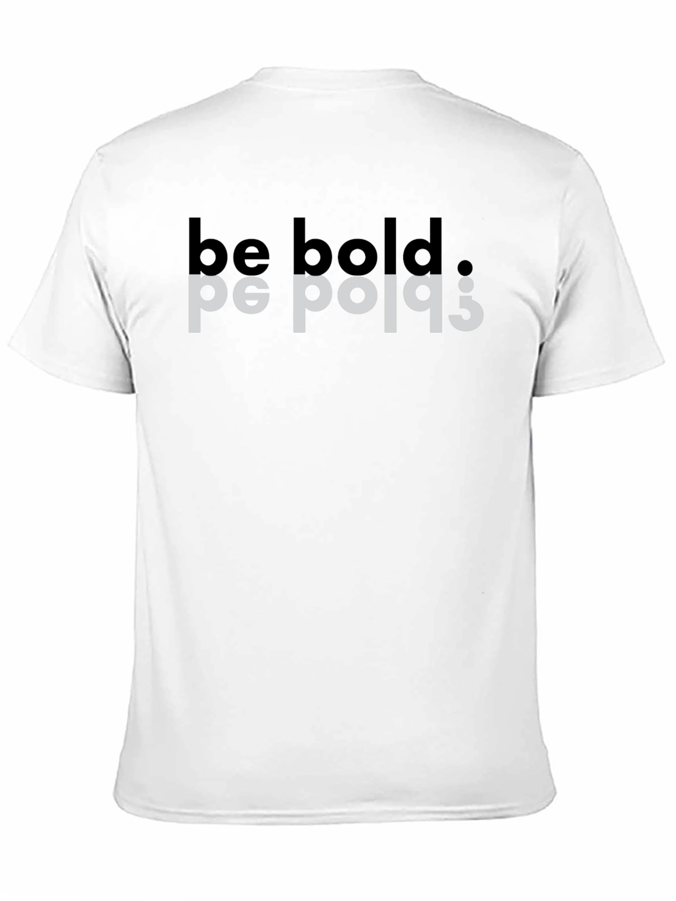 Be Bold Mirror Tee - Black Graphic T-Shirt