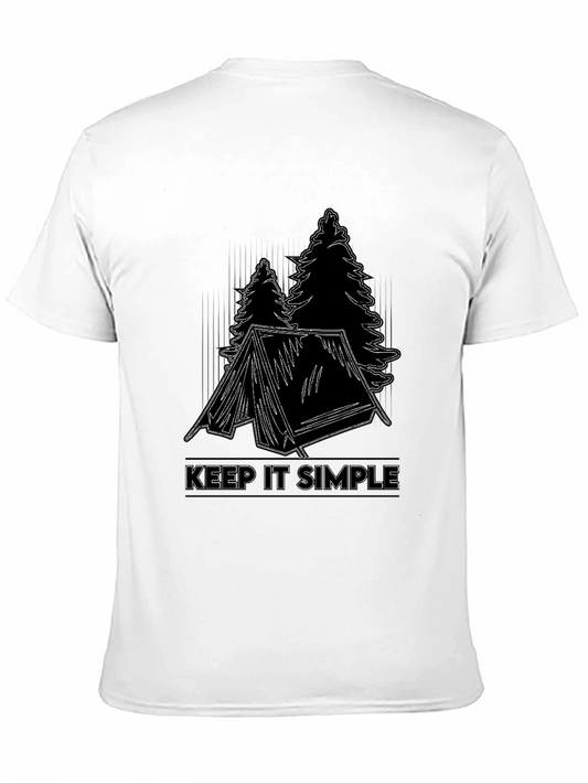 Keep It Simple Camping Graphic T-Shirt