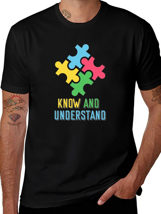 Autism Awareness Puzzle Piece Graphic Tee