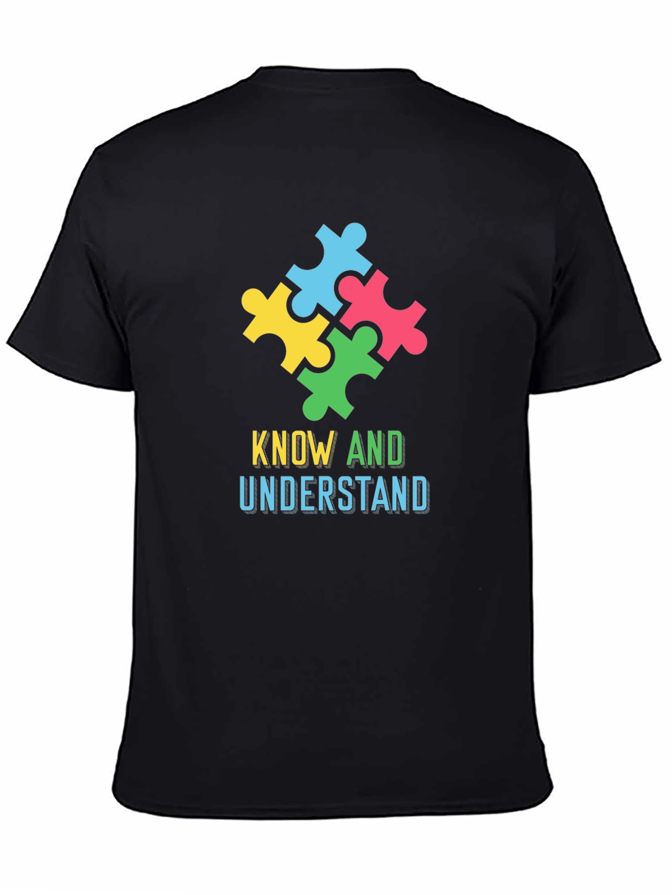 Autism Awareness Puzzle Piece Graphic Tee
