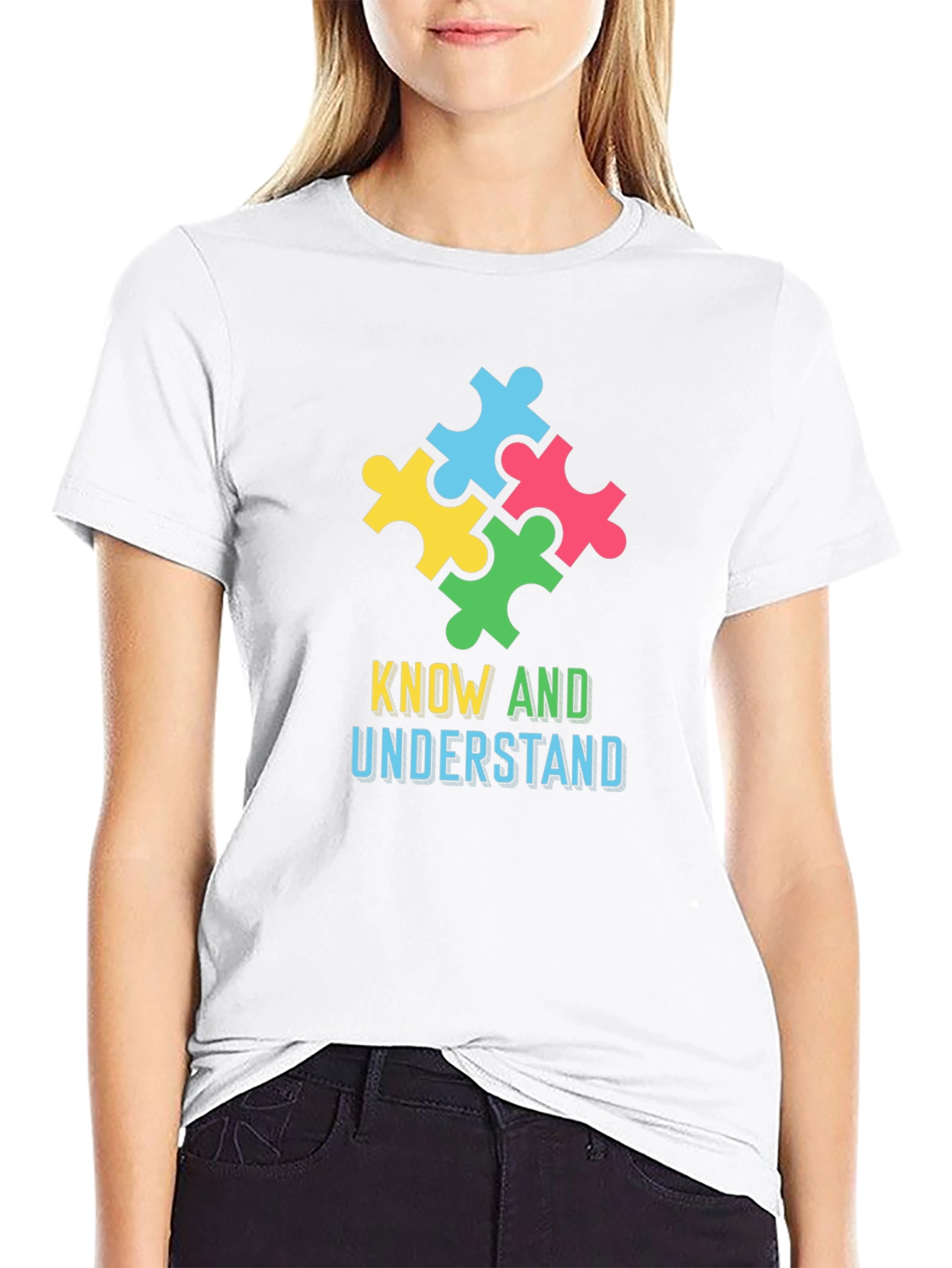 Autism Awareness Puzzle Piece Graphic Tee