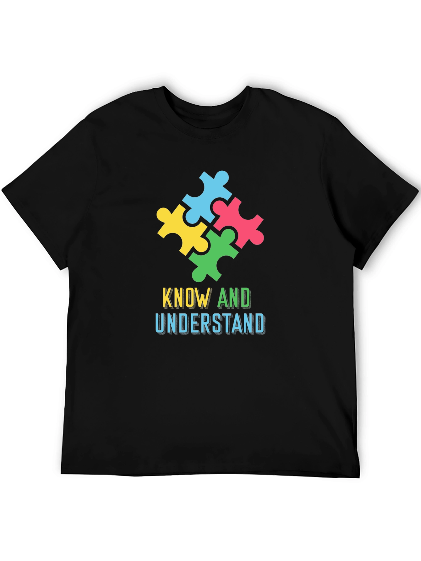 Autism Awareness Puzzle Piece Graphic Tee