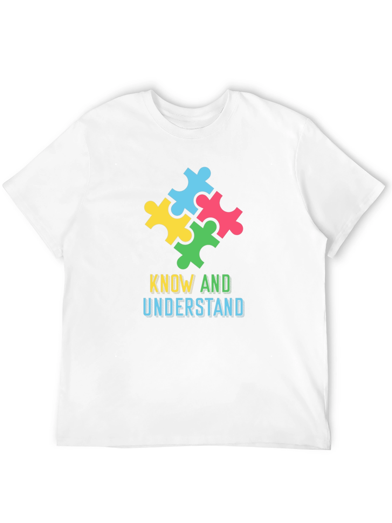 Autism Awareness Puzzle Piece Graphic Tee
