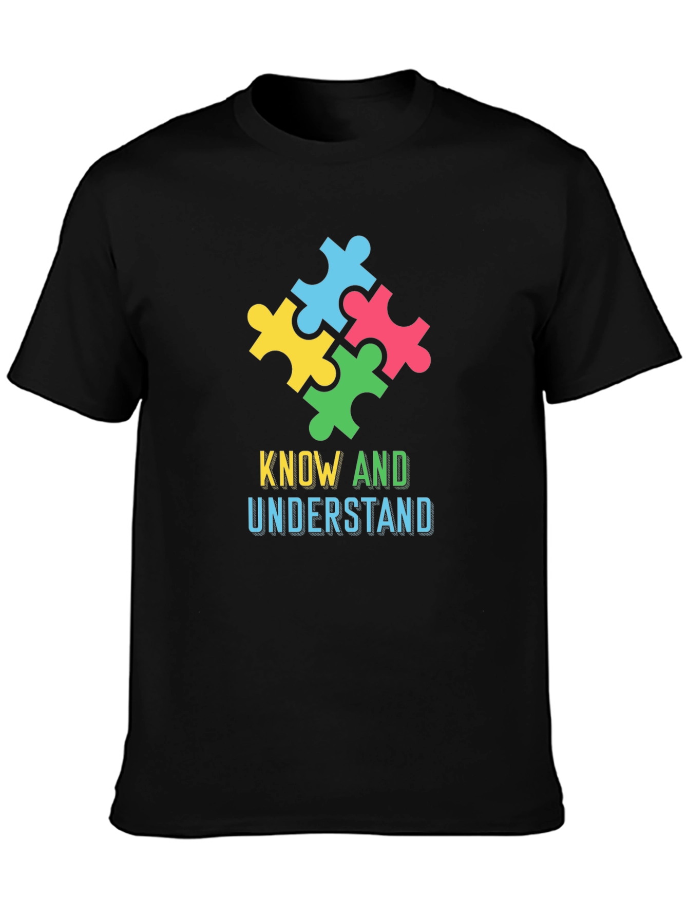 Autism Awareness Puzzle Piece Graphic Tee