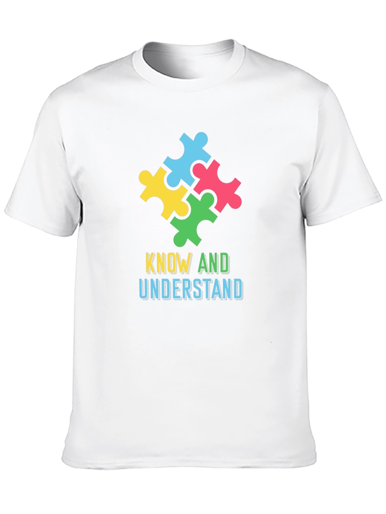 Autism Awareness Puzzle Piece Graphic Tee