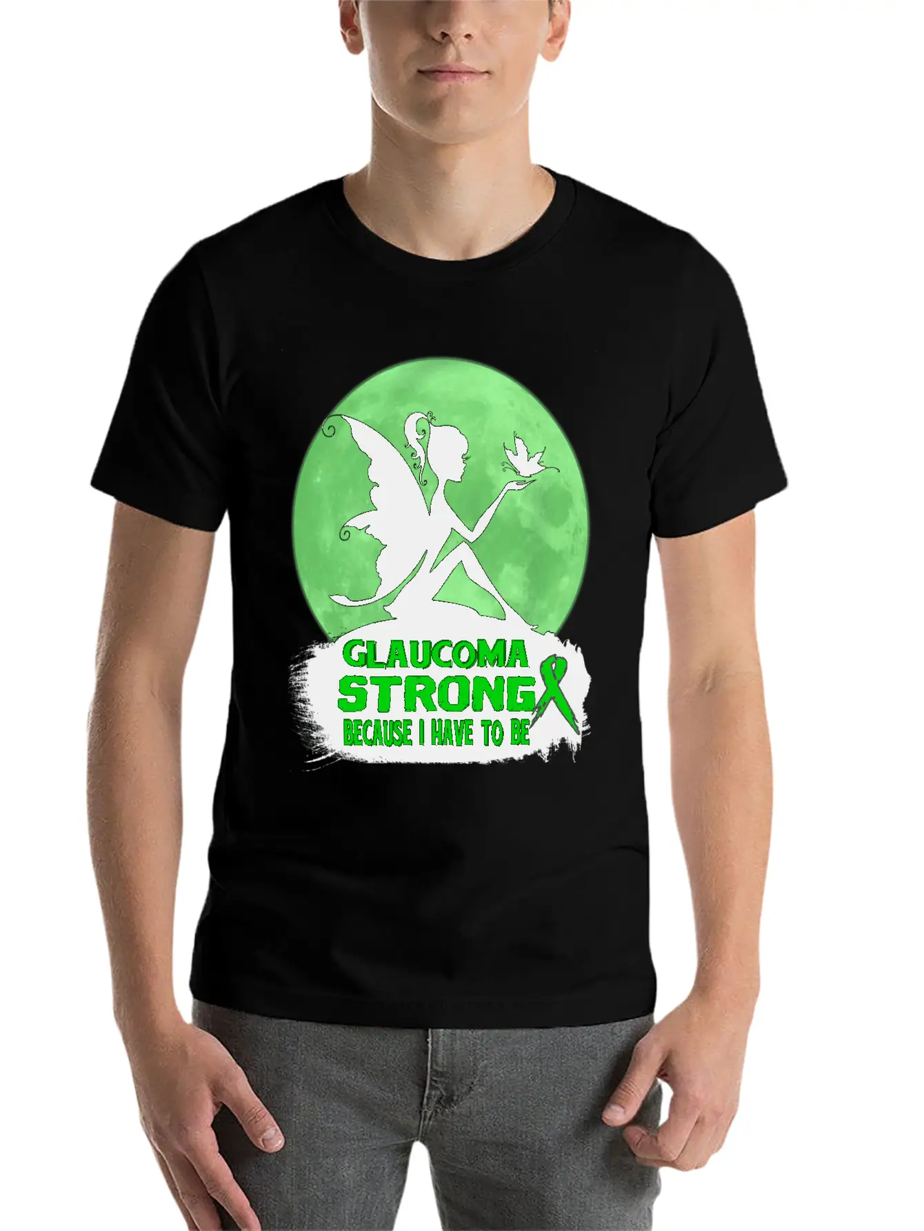 Glaucoma Awareness Unisex Casual T-Shirt – Clean Design For Daily Comfort