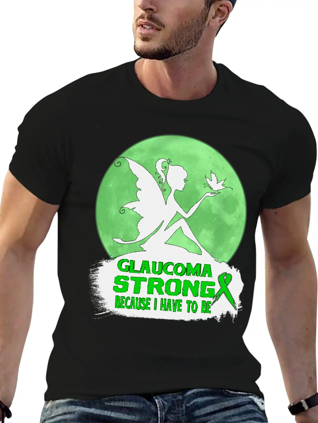 Glaucoma Awareness Unisex Casual T-Shirt – Clean Design For Daily Comfort