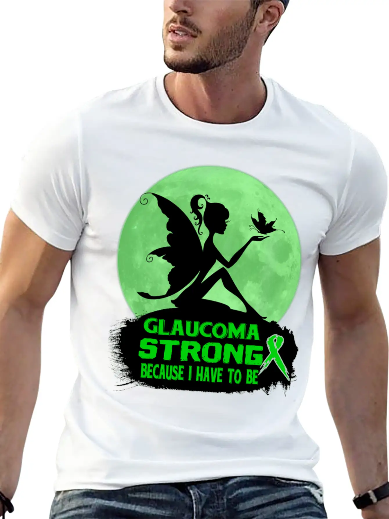 Glaucoma Awareness Unisex Casual T-Shirt – Clean Design For Daily Comfort