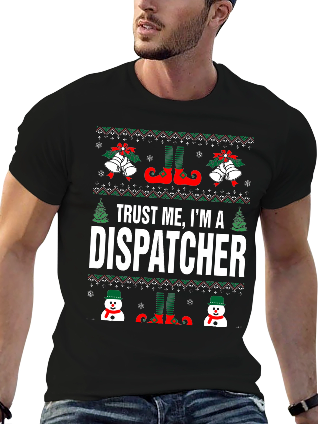 Trust Me Im A Dispatcher Christmas T-Shirt