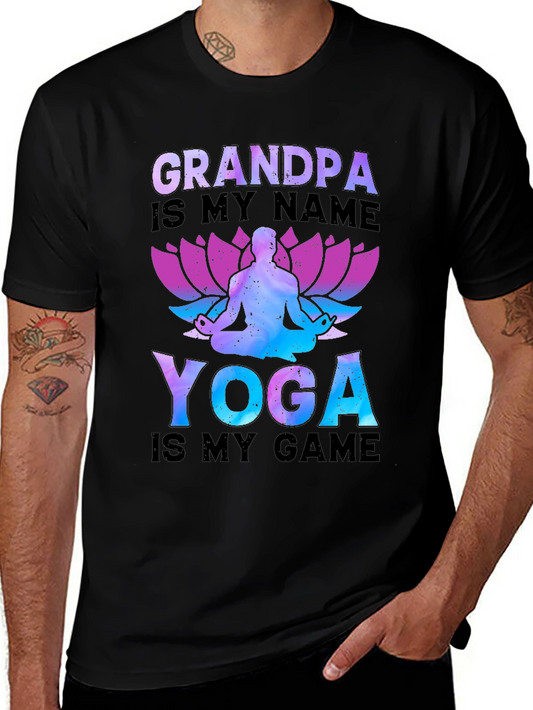 Grandpa Yoga T-Shirt - Cool Yoga Lover Gift