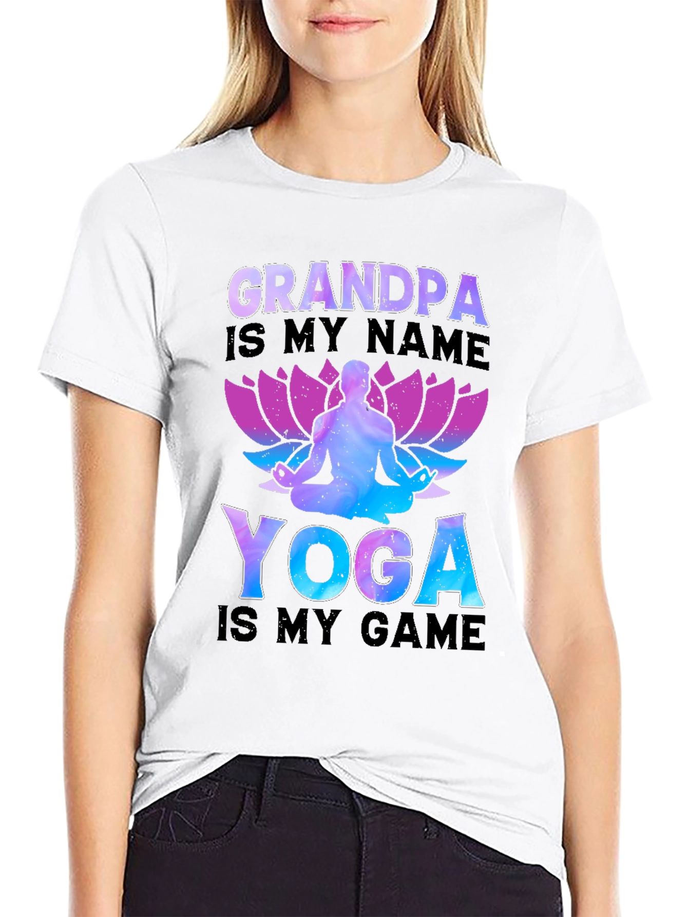 Grandpa Yoga T-Shirt - Cool Yoga Lover Gift
