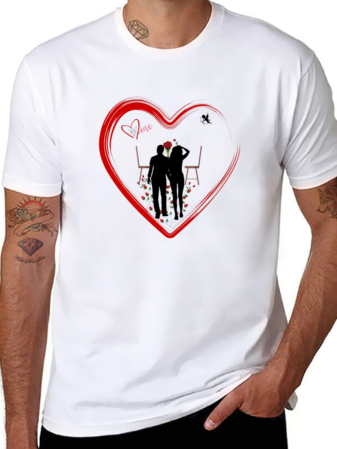 Love Romance Heart T-Shirt