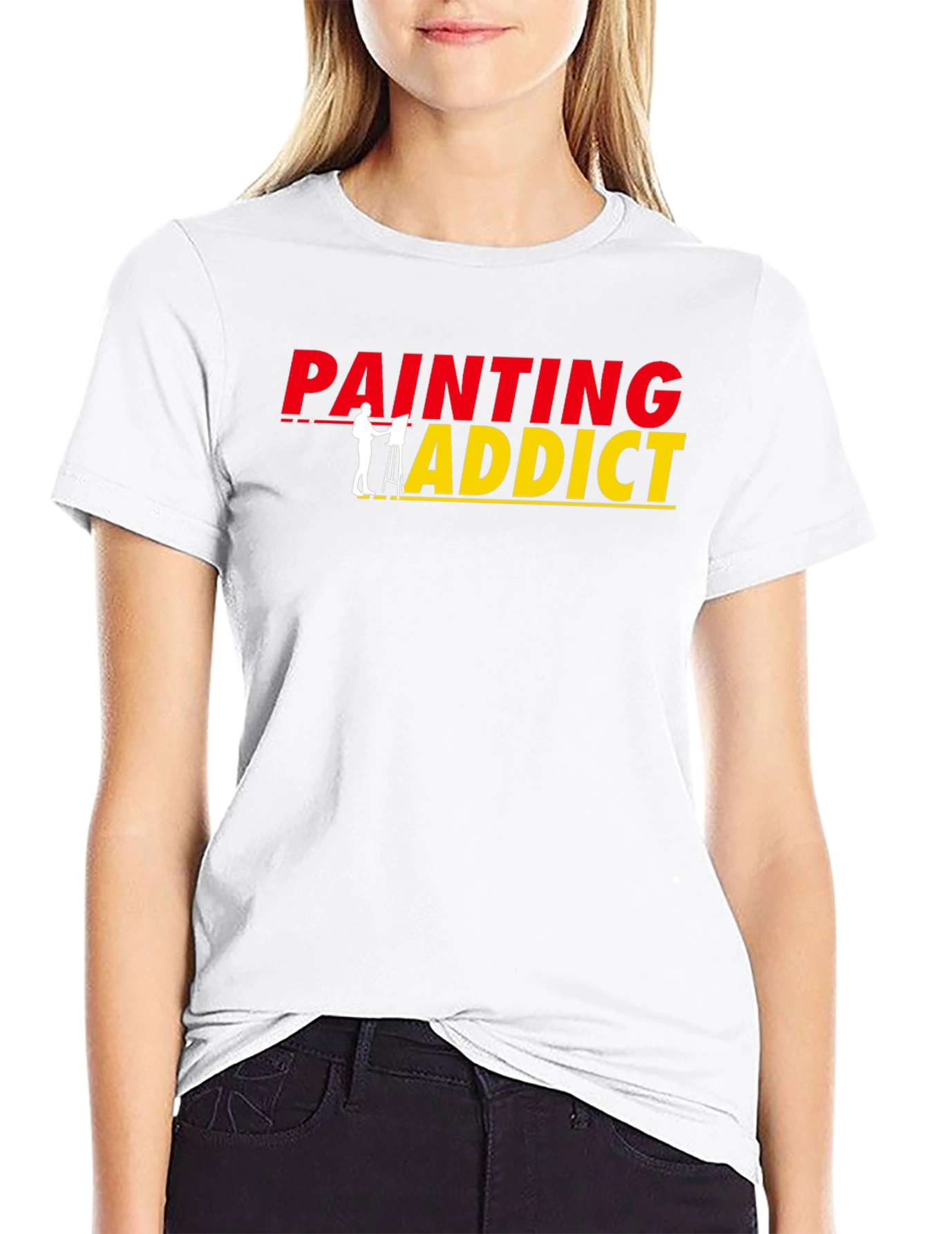 Painting Addict Graphic Tee - Artist T-Shirt