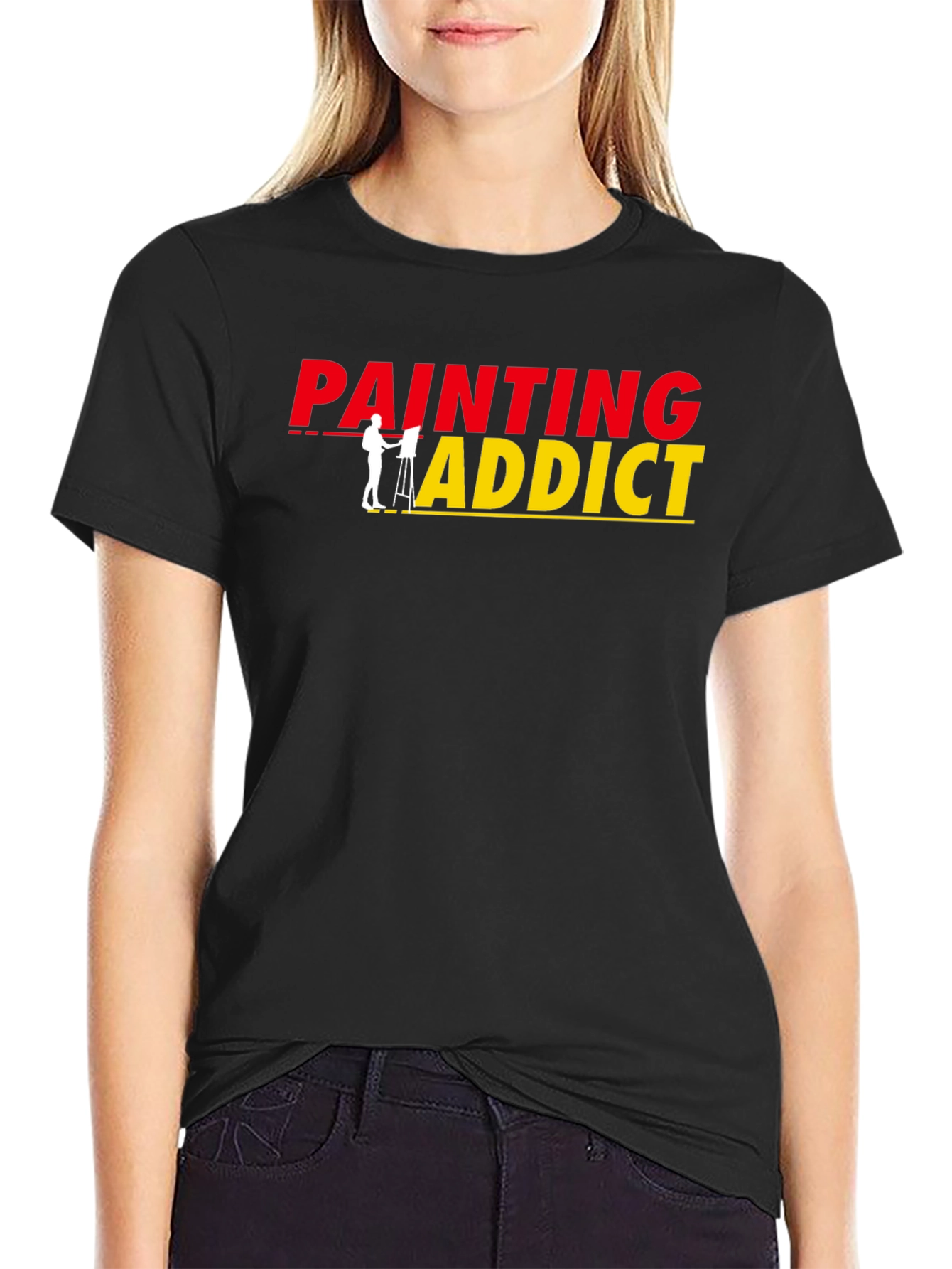 Painting Addict Graphic Tee - Artist T-Shirt