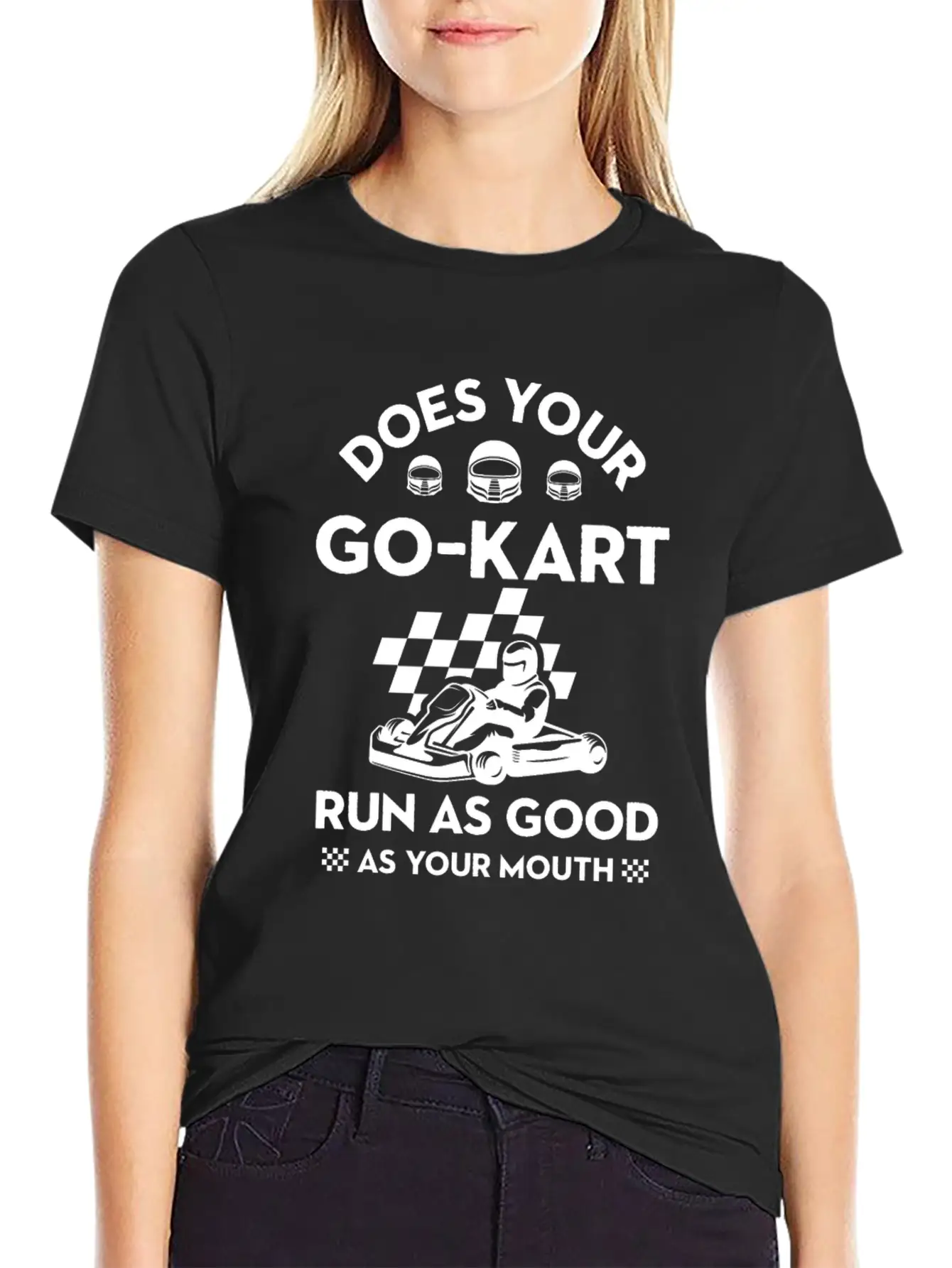 Go Kart Racing Good As Mouth Karting GoCart Racer Unisex Casual T-Shirt – Clean Design For Daily Comfort