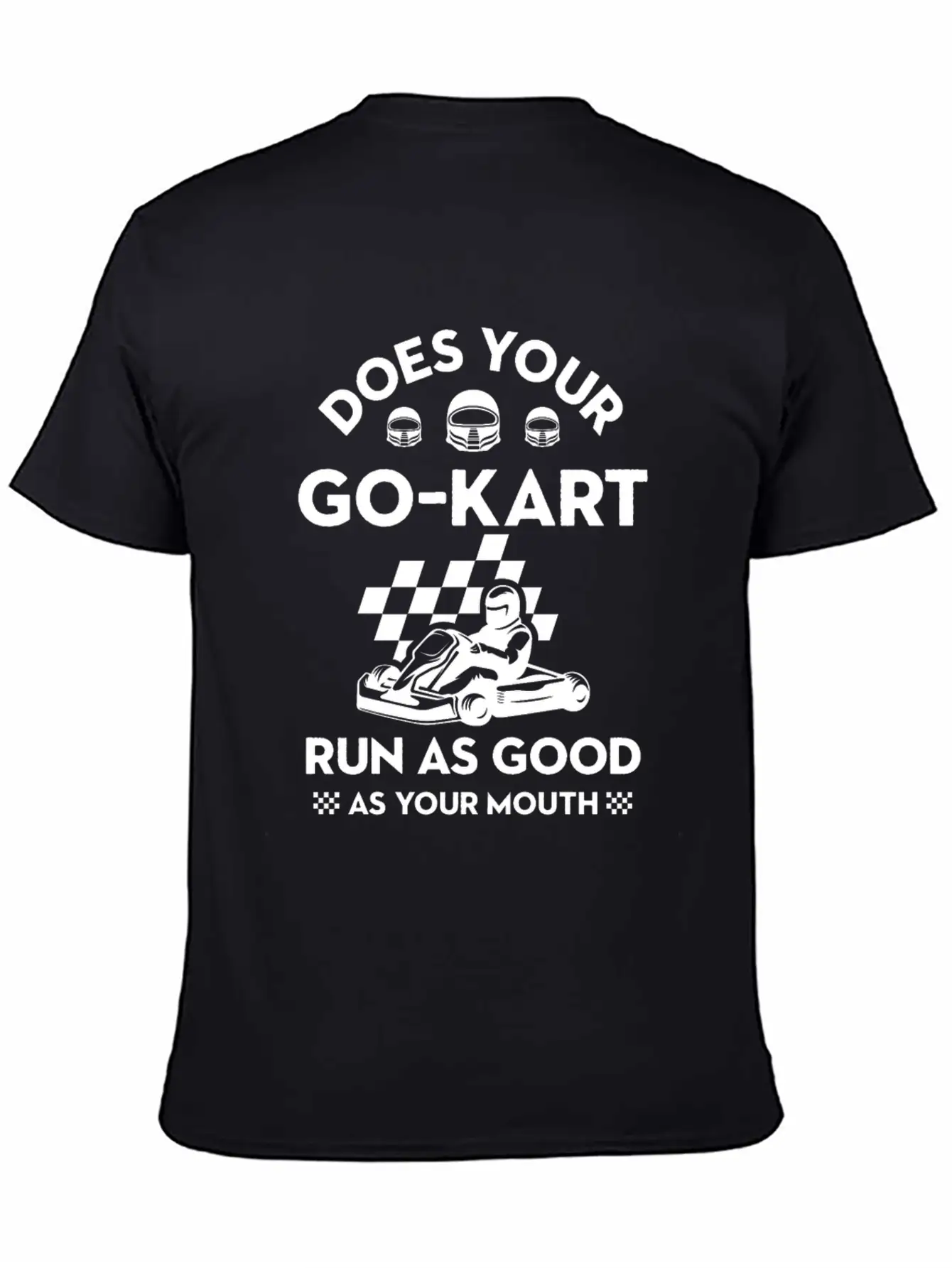Go Kart Racing Good As Mouth Karting GoCart Racer Unisex Casual T-Shirt – Clean Design For Daily Comfort