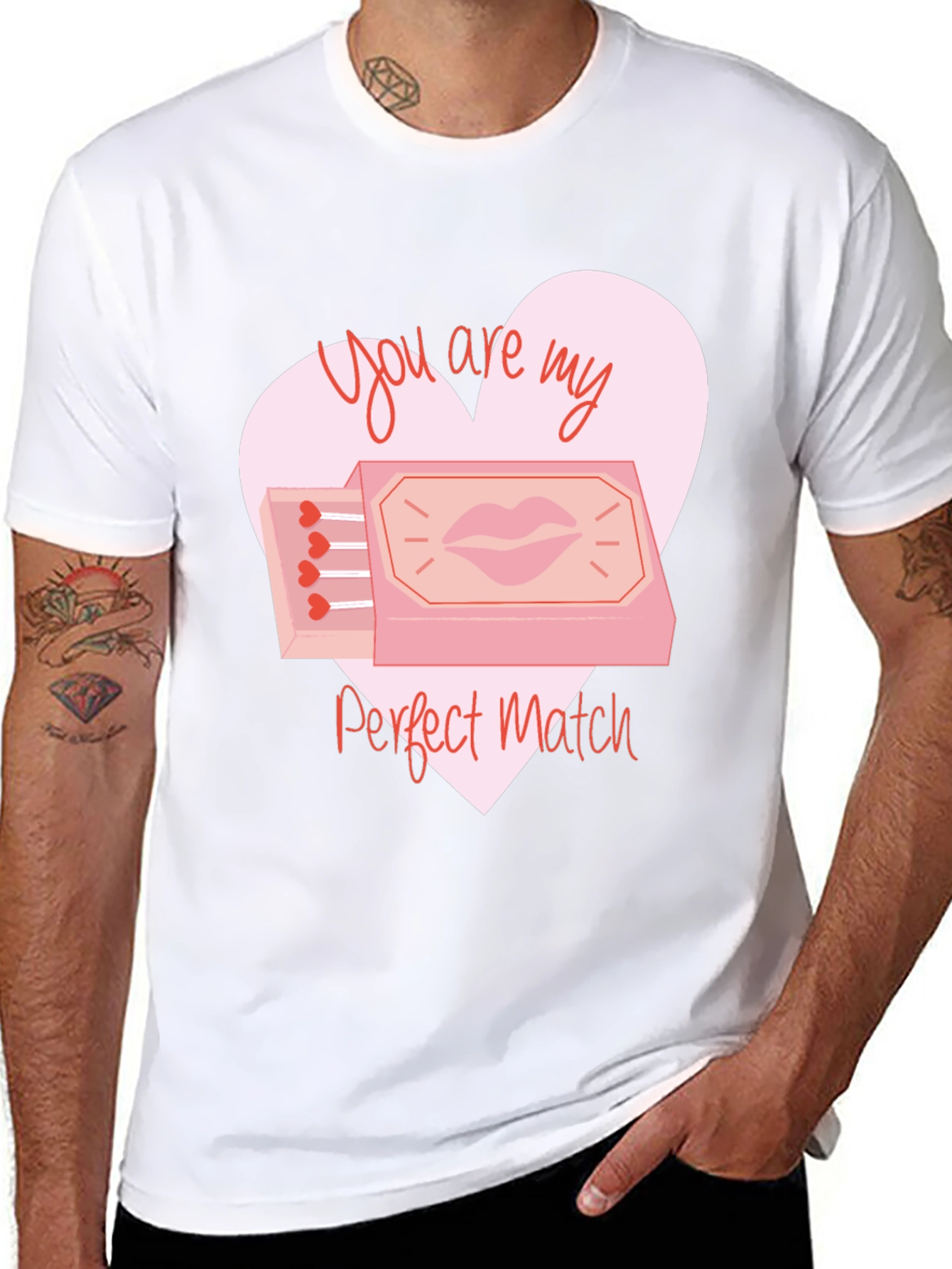 Perfect Match Valentines Day T-Shirt