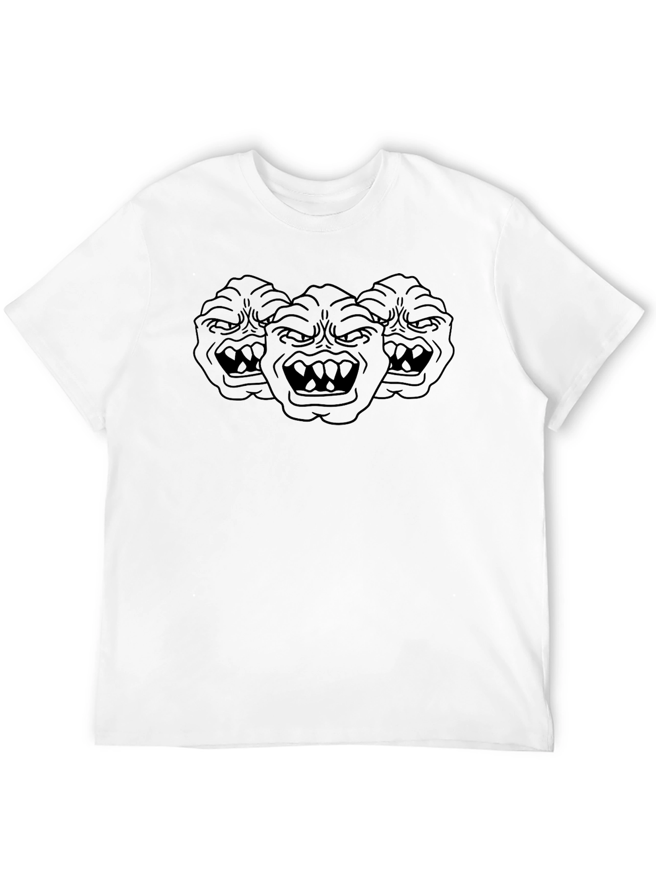 Monster Trio Graphic Black T-Shirt