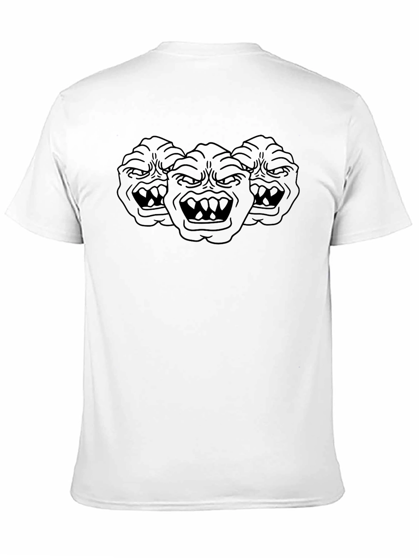 Monster Trio Graphic Black T-Shirt