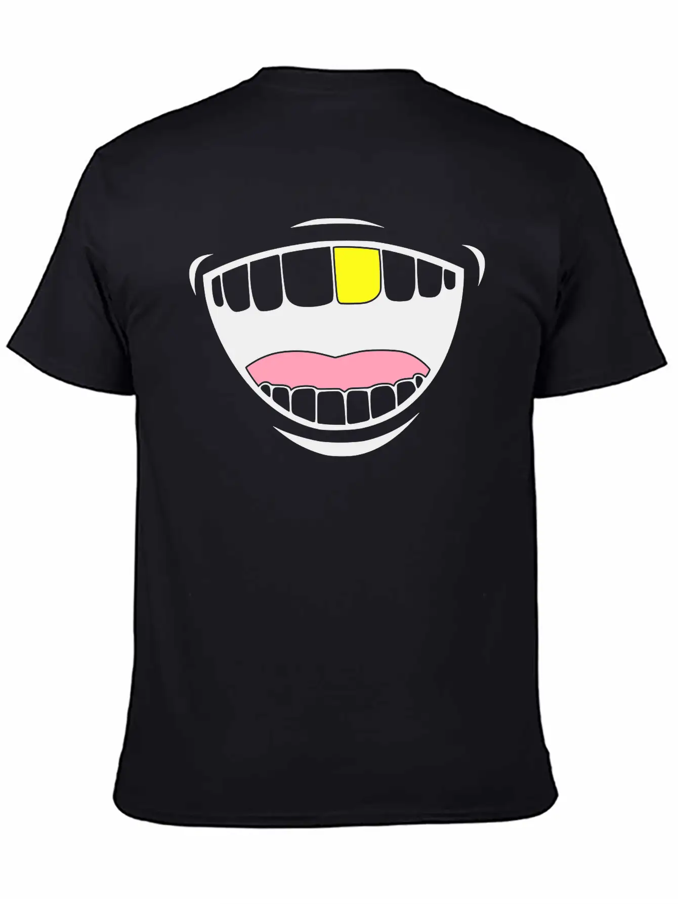 Gold Toothed Unisex Casual T-Shirt – Clean Design For Daily Comfort