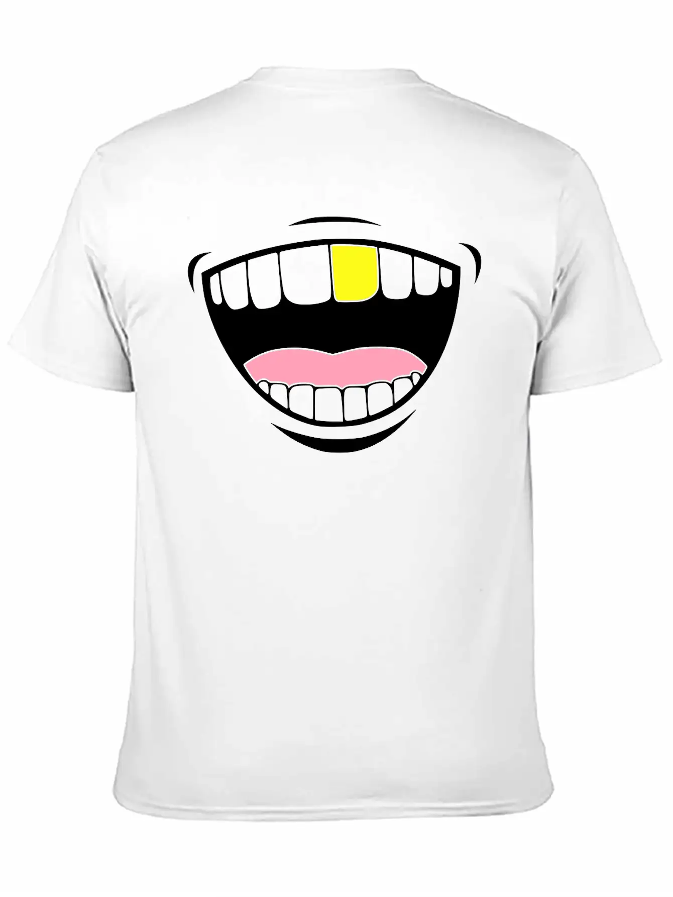 Gold Toothed Unisex Casual T-Shirt – Clean Design For Daily Comfort