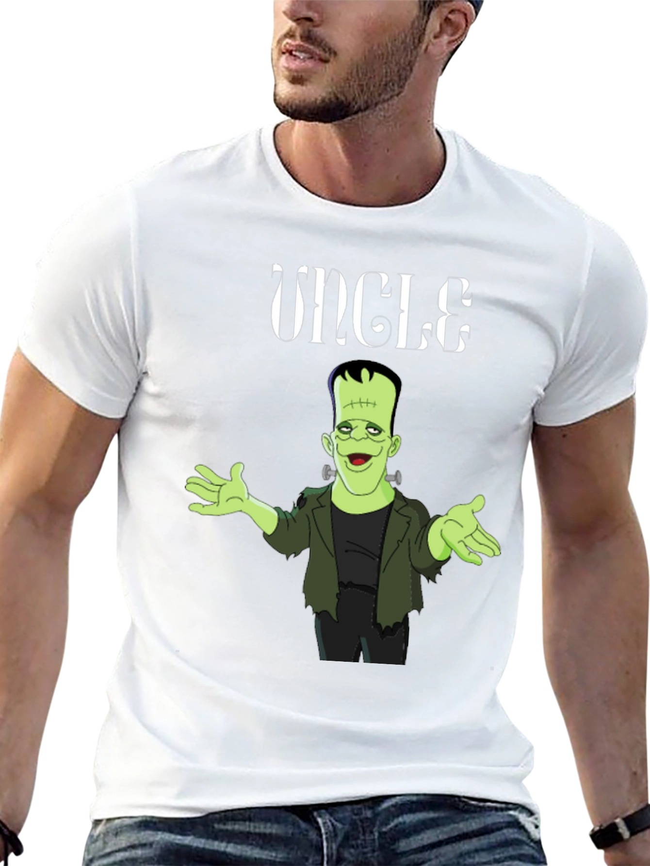 Uncle Frankenstein Graphic T-Shirt -  Halloween